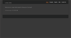 Desktop Screenshot of lodeysails.com